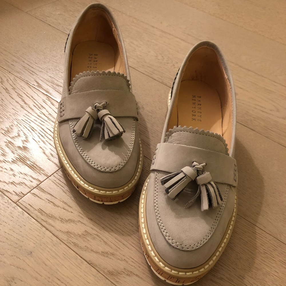 Barney’s New York Women’s Suede Loafers
